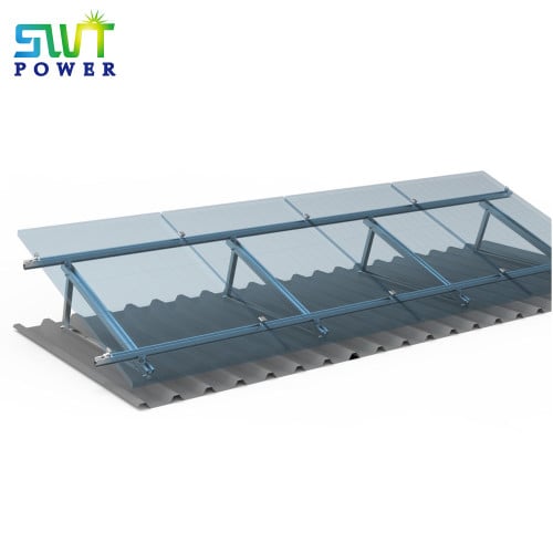 Delta triangle tapping into tin roof